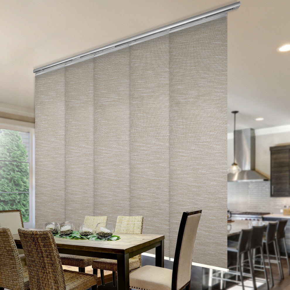 Nico 5-Panel Track Extendable Vertical Blinds 58-110"W