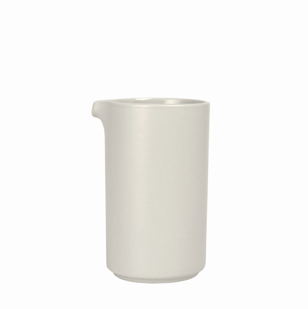 Pilar Pitcher 17 oz, Moonbeam/Cream