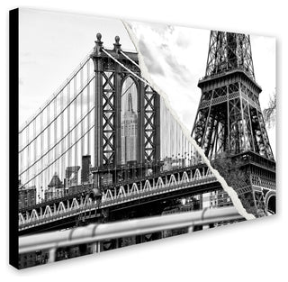 'The Tower and the Bridge' Canvas Art by Philippe Hugonnard