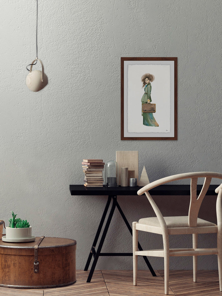 "Come Along" Framed Painting Print, 16"x24"