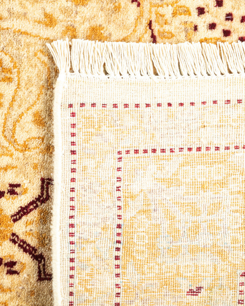 Mandya, One-of-a-Kind Hand-Knotted Area Rug Ivory, 2'7"x14'8"