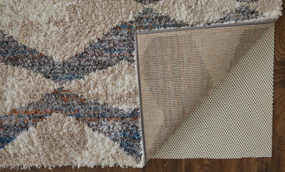 Weave & Wander Caide Contemporary Rug, Gray/Multi, 10'x14'
