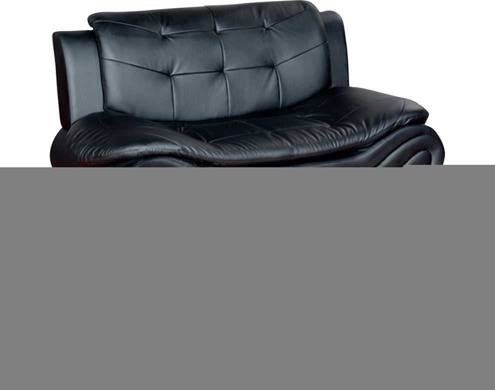 Emory Love Seat, Black