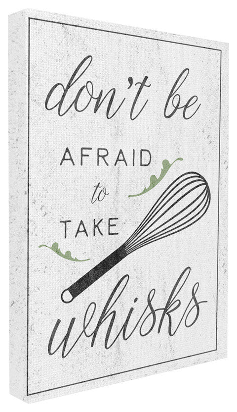Kitchen Take Whisks!, 30"x40", Stretched Canvas Wall Art