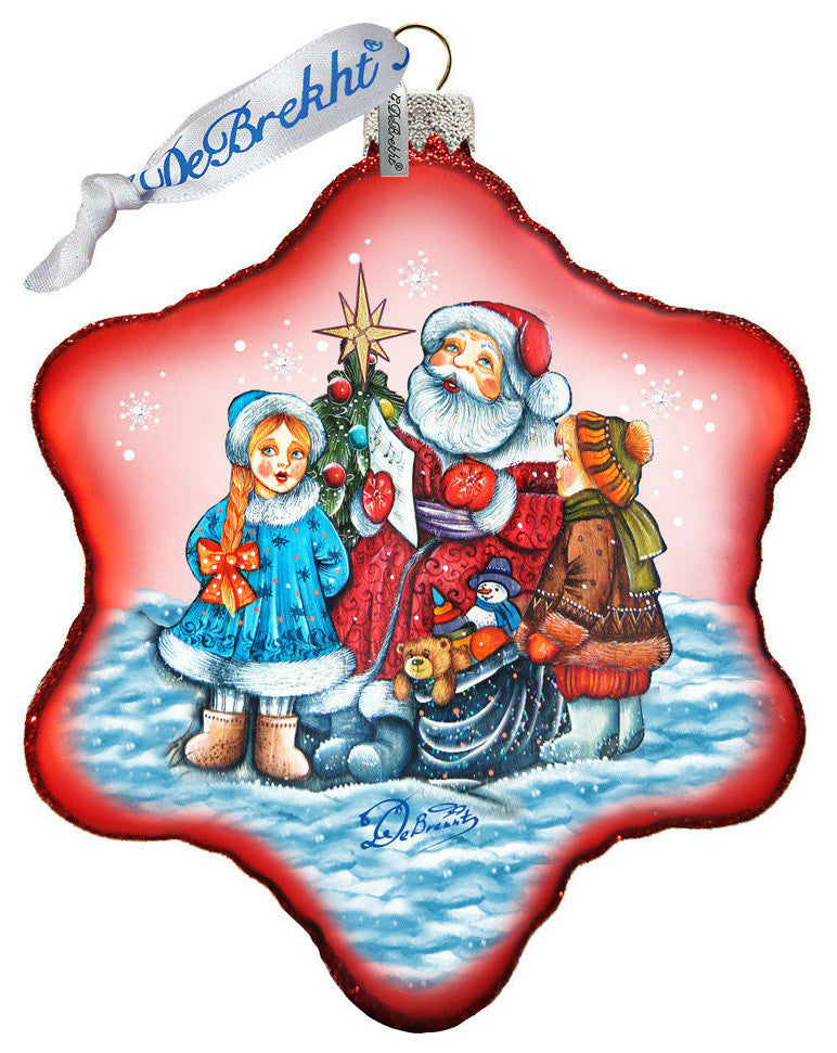 Village Celebration Snowflake Ornament