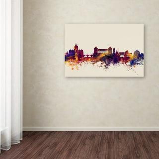 Michael Tompsett 'Rome Italy Skyline' Canvas Art, 47"x30"