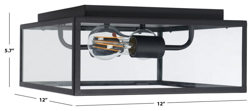 Safavieh Rinnah Outdoor Flush Mount Bronze