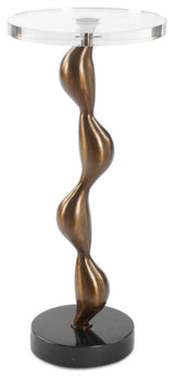 Uttermost Remolino Bronze Drink Table