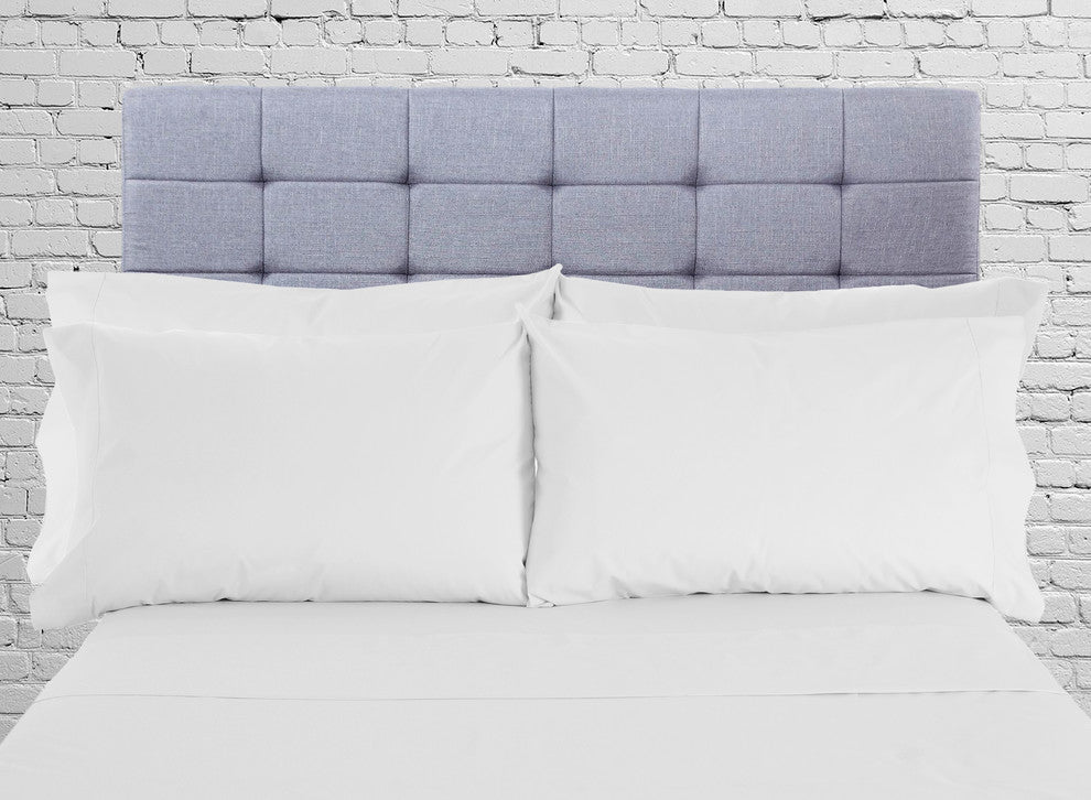 Elegance Collection 1800 6-Piece Sheet Set, White, Queen