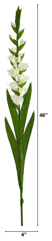 46" Gladiolus Artificial Flower, Set of 3