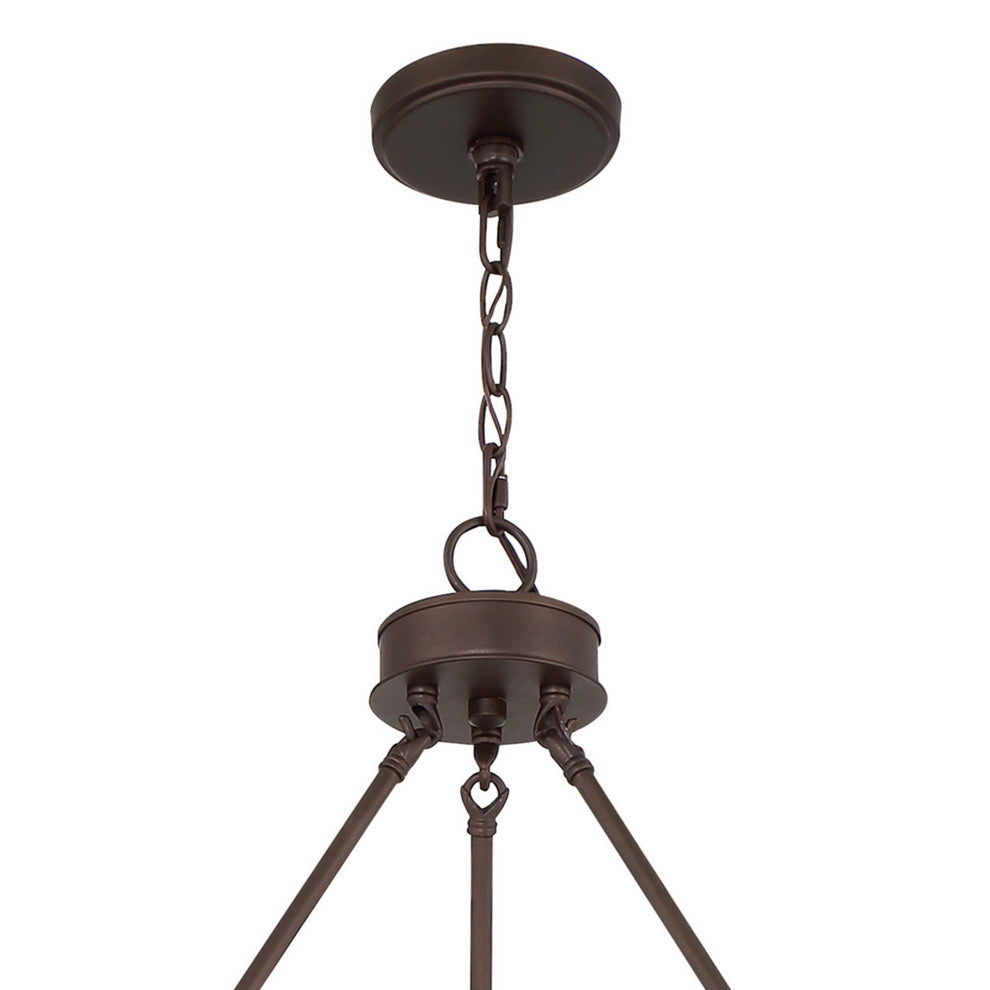 Vanity Art 20-Light Wagon Wheel Chandelier, Oil Rubbed Bronze