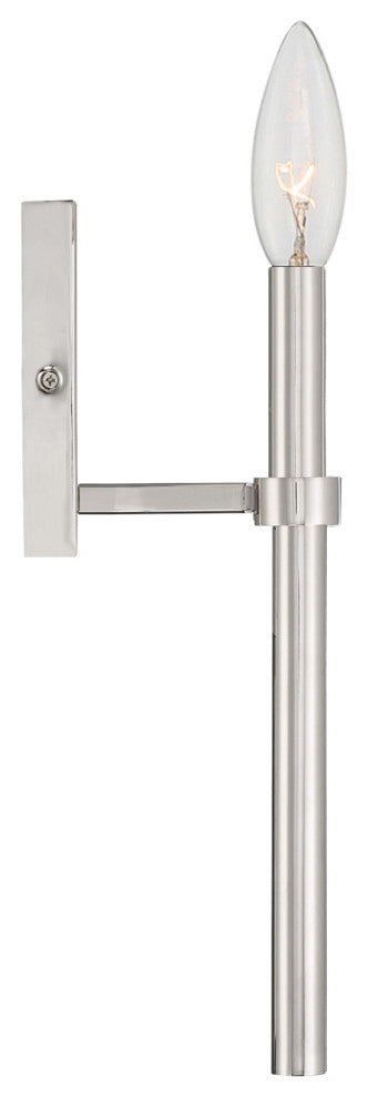 Elight 1 Light  Silver Wall Mount