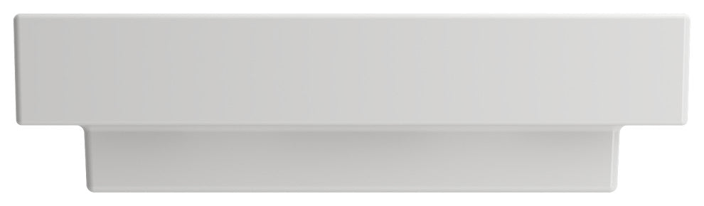 BOCCHI 1077-001-0126 Scala Arch 23.75 Wall-Mounted Fireclay Sink In White
