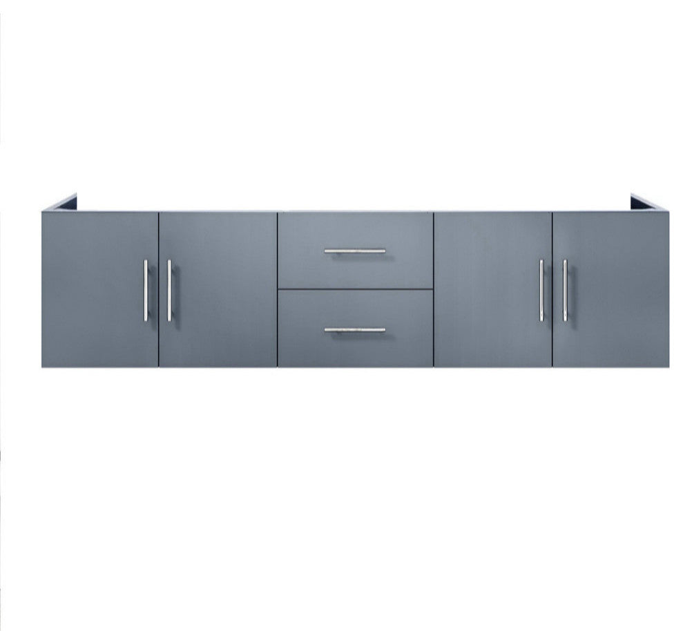 Geneva Transitional Dark Grey 72" Vanity Cabinet Only