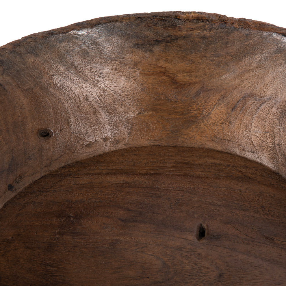 Found Wooden Bowl-Reclaimed Natural
