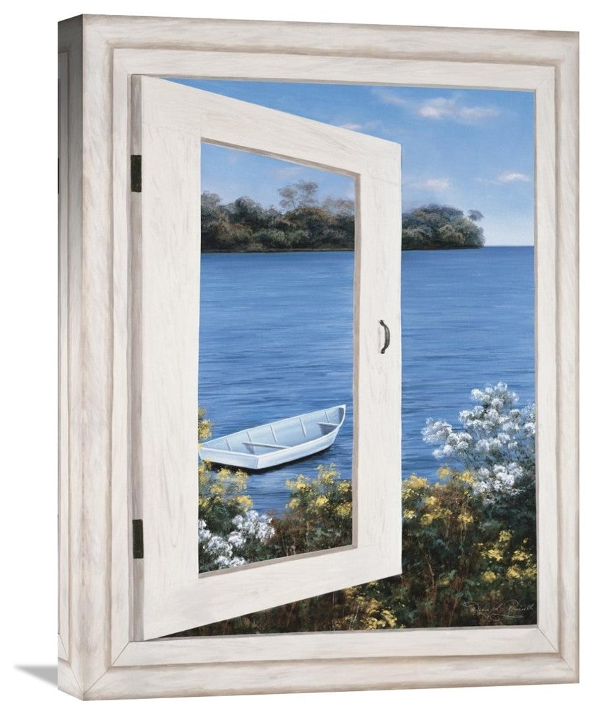 "Bay Window Vista I" Stretched Canvas Giclee by Diane Romanello, 18"x24"