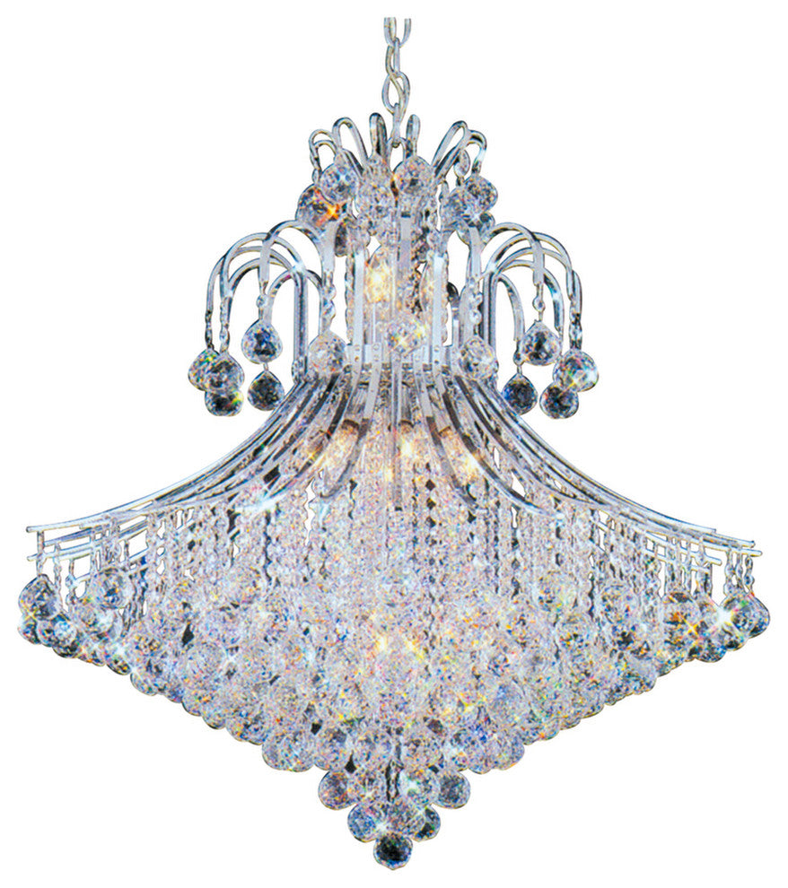 Artistry Lighting Toureg Collection Crystal Chandelier 31x35, Chrome