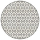 Sullivan's Island Accent Rug, Indoor/Outdoor, Opal Sand, Round 3'