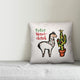 Feliz Navidad Llama 16x16 Spun Poly Pillow