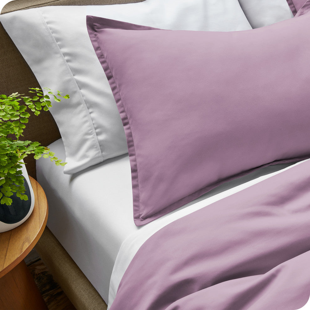 Bare Home Microfiber Duvet Cover & Sham Set, Lavender, Queen