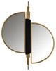 Brushed Gold Decorative Mirror | OROA Adelyn