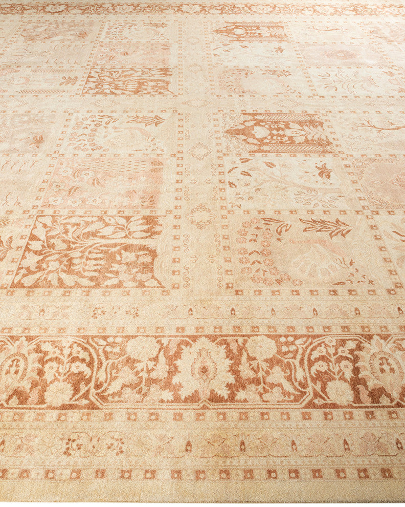 Mogul, One-of-a-Kind Hand-Knotted Area Rug Ivory, 12' 3" x 17' 7"