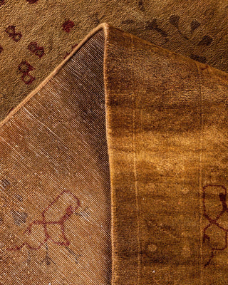 Fine Vibrance, One-of-a-Kind Hand-Knotted Area Rug Gold, 9'1"x12'2"