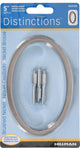 Floating House Number, Brushed Nickel, Number 0