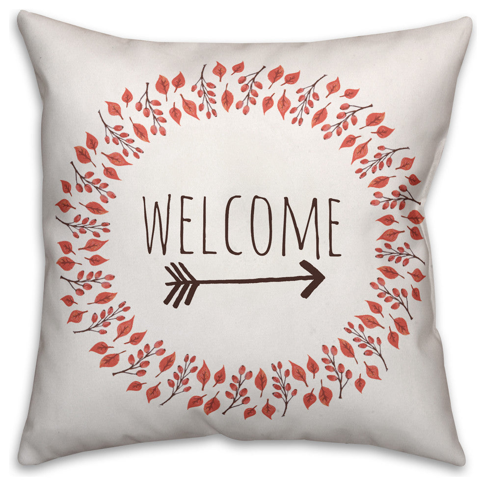 Fall Welcome 16x16 Indoor / Outdoor Pillow