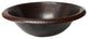 14" Round Copper Bathroom Sink, Perfect for Small Spaces comes with Grid Drain