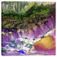 Epic Graffiti "Earth As Art: Bogda Mountains" Giclee Canvas Wall Art, 37"x37"