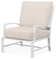 Bristol Canvas Flax In Premium Sunbrella Upholstered Fabric Outdoor Club Chair