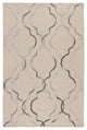 Surya Seabrook SBK-9018 3'6"x5'6" Rug, Khaki/Black/Ivory