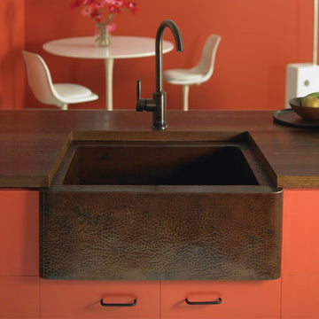 Native Trails CPS13 Cabana 18" Farmhouse or Undermount Single - Antique Copper