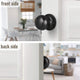 Black Single Sided Dummy Door Knob, 1 Piece