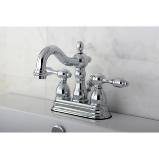 Kingston Brass 4" Centerset Bathroom Faucet, Polished Chrome