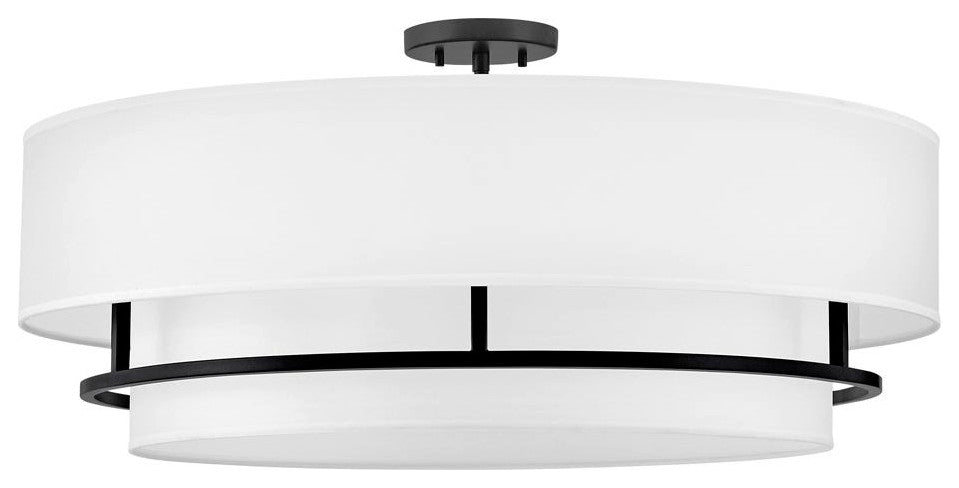 Hinkley Graham Semi-Flush Mount, Black, Extra Large
