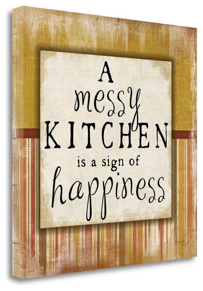 "Messy Kitchen" By Jennifer Pugh, Giclee Print on Gallery Wrap Canvas