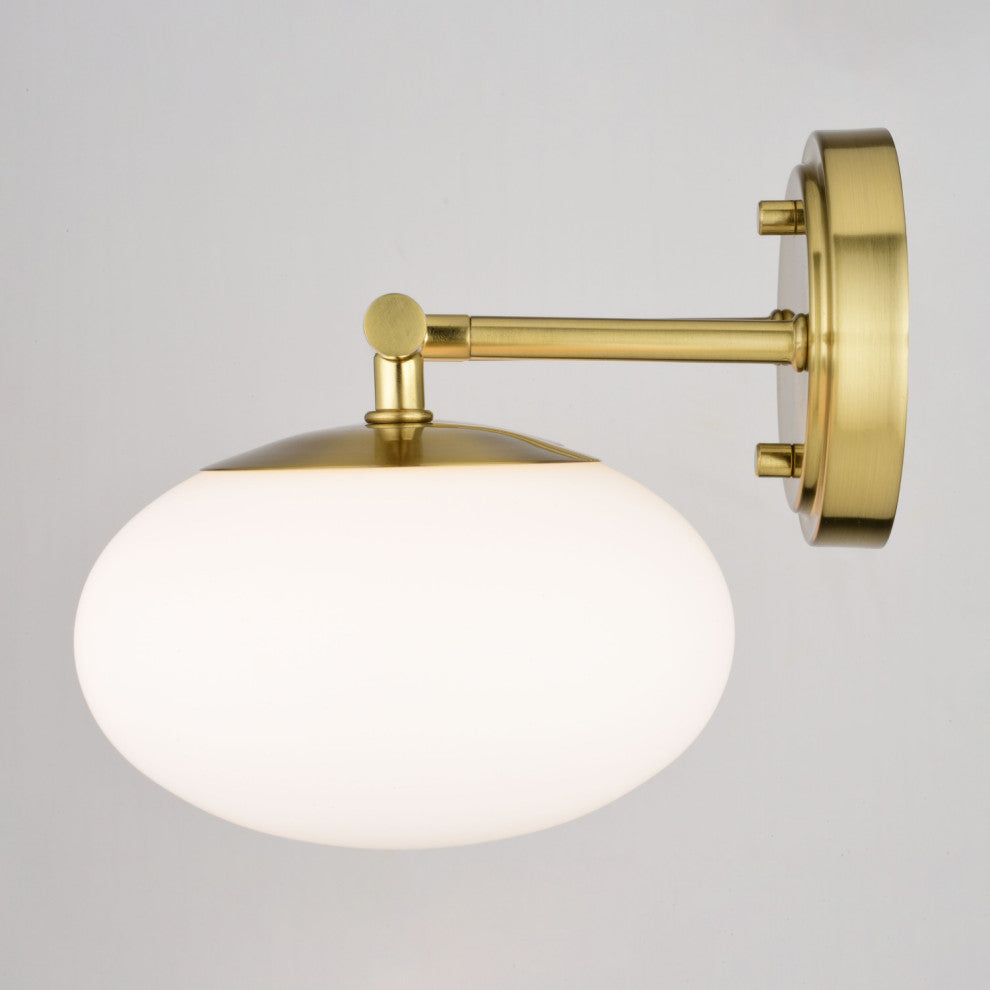 Sloane 1 Light Wall Light Satin Brass