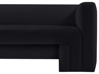 Henson Velvet Upholstered Sofa, Black