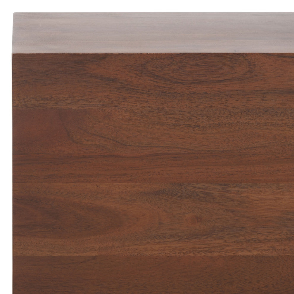 Safavieh Couture Edithe Wood Nightstand, Brown