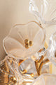 Jasmine, LED Flush Mount, Gold Leaf