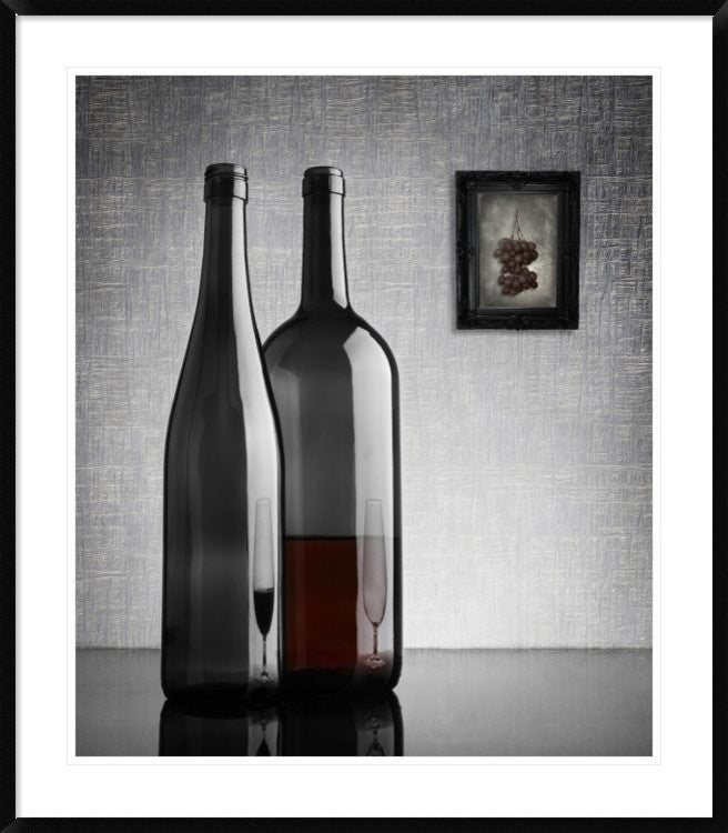 "Half Full" Framed Digital Print by Greg Brave, 38x44"
