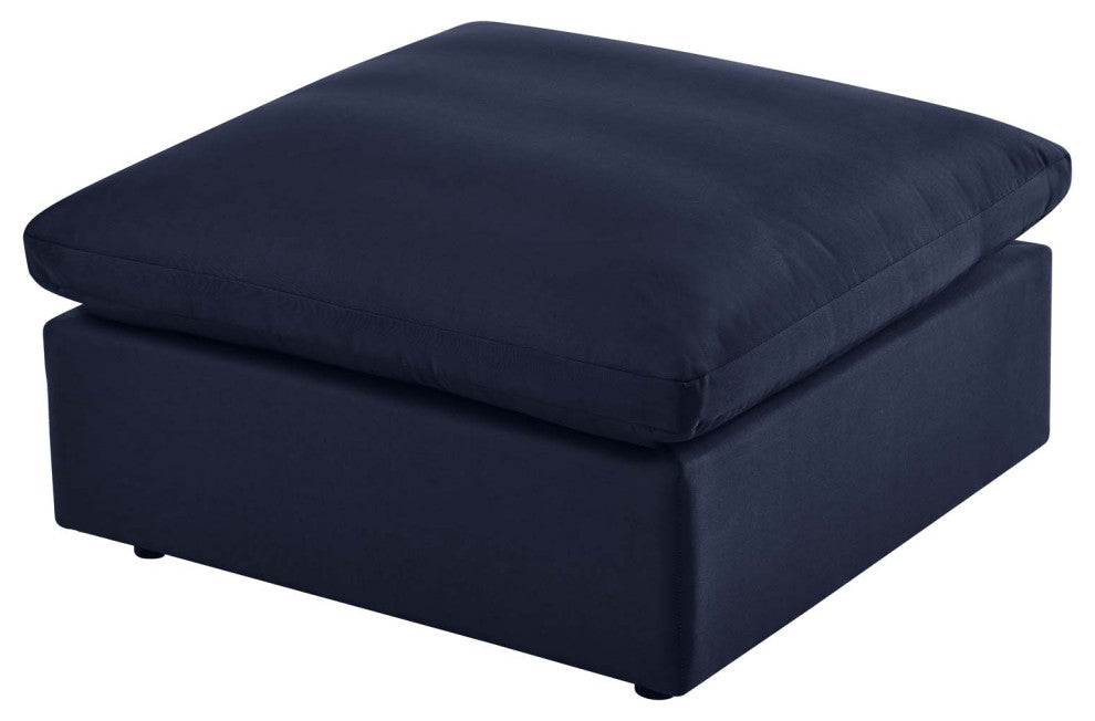 Modular Lounge Sectional Deep Sofa Set, Blue Navy, Modern, Outdoor Hospitality