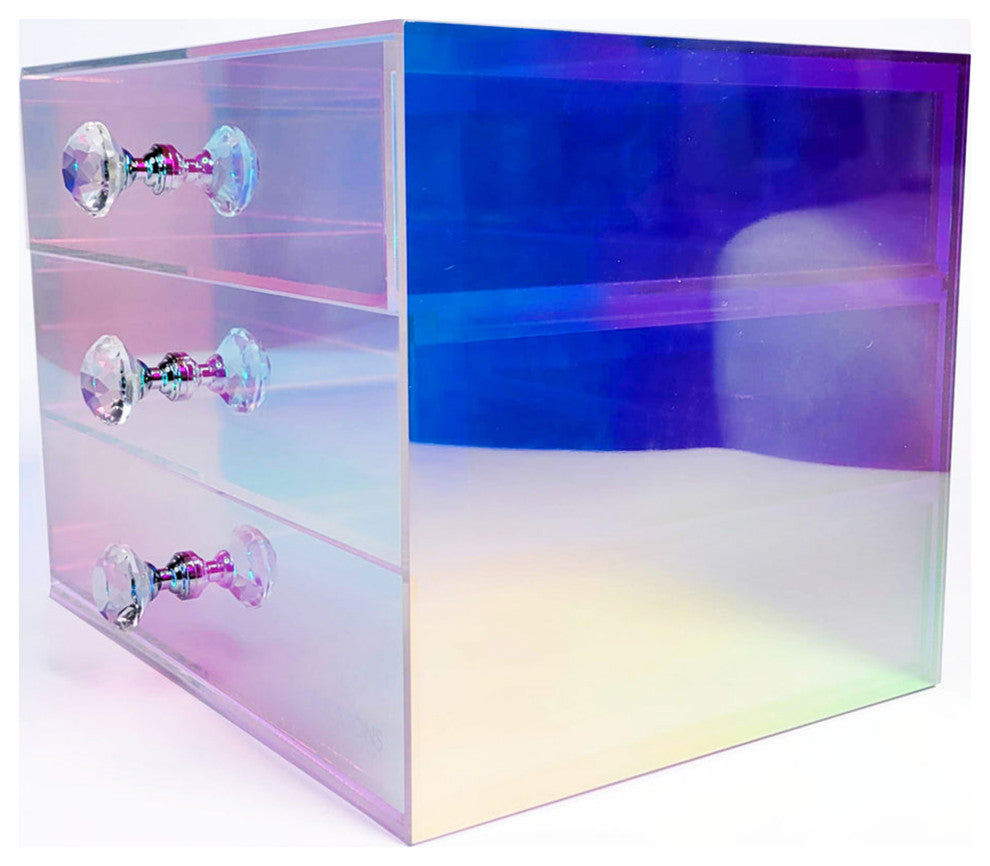 Prisma 3 Tier Clear Acrylic Makeup Organizer
