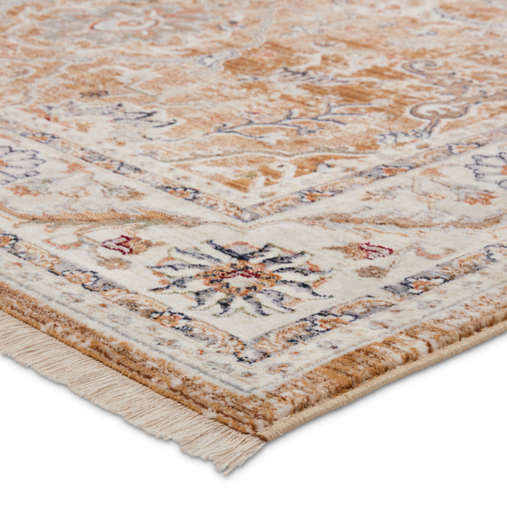 Vibe Romano Medallion Brown/Cream Area Rug 5'X8'