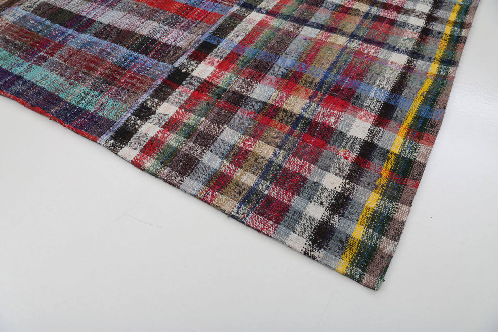 Rug N Carpet - Handmade Anatolian 8' 5'' x 10' 1'' Tribal Patchwork Kilim Rug