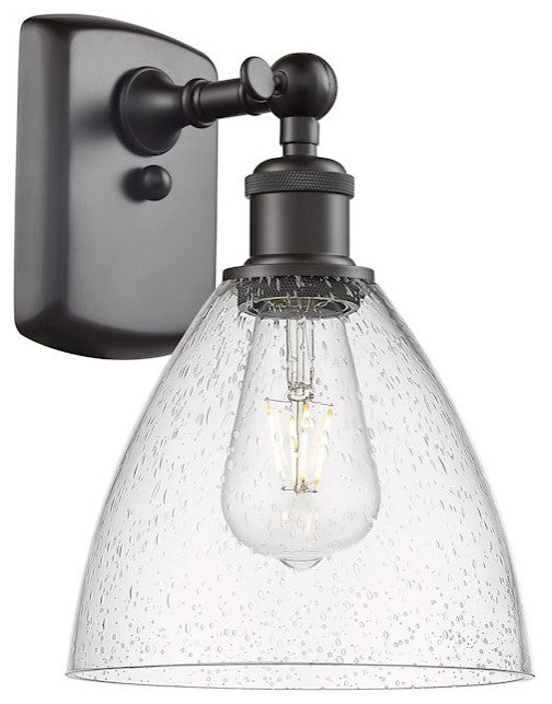 Innovations Lighting 516-1W-OB-GBD-754-LED Ballston Dome 1 Light 8" Sconce
