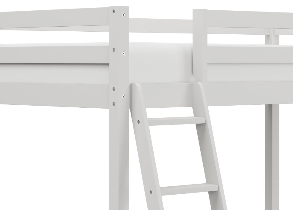 Hillsdale Caspian Twin Loft Bed, White