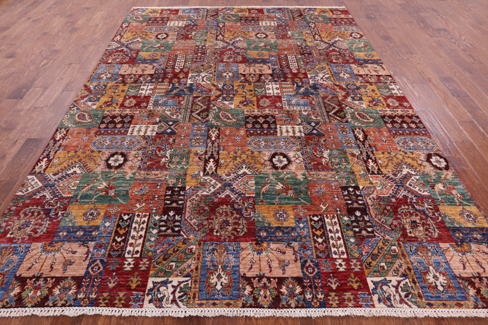 Handmade Super Kazak Wool Rug 8' 4" X 11' 0" Q11227